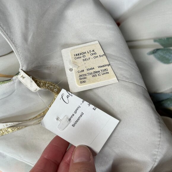 NWT Jenny Yoo Collection Alanna Dress Floral Ohana Bridesmaid Maxi Open Back 8 - Picture 10 of 16